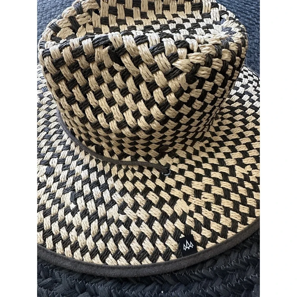 Hemlock Hat Co LANA UPF 50+ LIFEGUARD STRAW HAT Beach Summer Festival - Picture 4 of 4